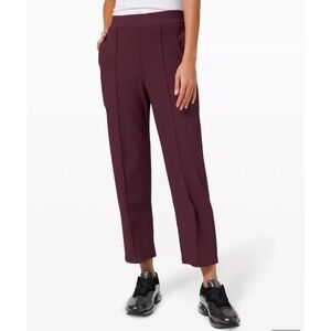Lululemon Urban Strides Super High-Rise Pant 25" Ribbed Trousers Size 2